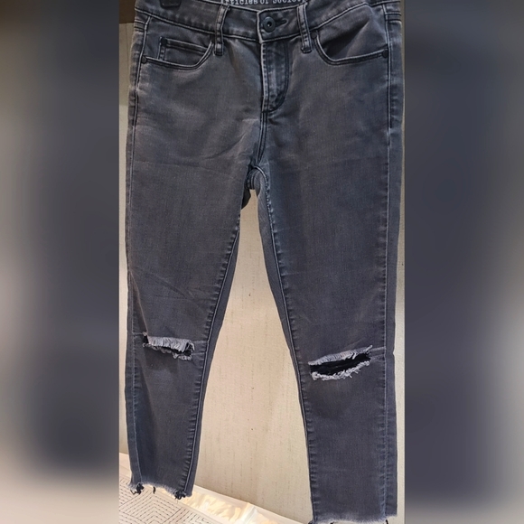 Articles Of Society Denim - Articles Of Society Grey Cropped Jean's - sz 26